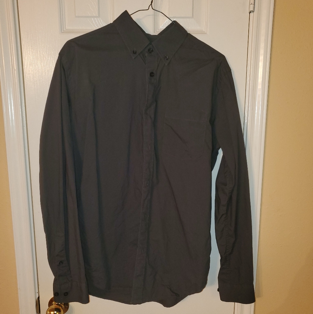 Merona Grey Botton Down Shirt